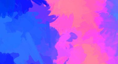 Taranmış Boyalı Soyut Arkaplan. Fırça darbesi ile boyanmış. Sanatsal canlılık ve renkli duvar kağıdı.