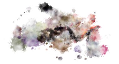 Taranmış Boyalı Soyut Arkaplan. Fırça darbesi ile boyanmış. Sanatsal canlılık ve renkli duvar kağıdı