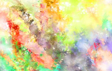 Taranmış Boyalı Soyut Arkaplan. Fırça darbesi ile boyanmış. Sanatsal canlılık ve renkli duvar kağıdı