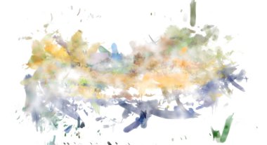 Taranmış Boyalı Soyut Arkaplan. Fırça darbesi ile boyanmış. Sanatsal canlılık ve renkli duvar kağıdı