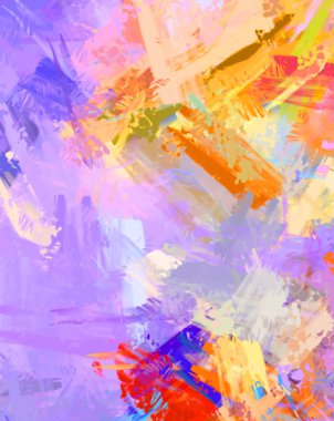 Taranmış Boyalı Soyut Arkaplan. Fırça darbesi ile boyanmış. Sanatsal canlılık ve renkli duvar kağıdı