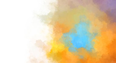 Taranmış Boyalı Soyut Arkaplan. Fırça darbesi ile boyanmış. Sanatsal canlılık ve renkli duvar kağıdı