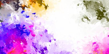 Taranmış Boyalı Soyut Arkaplan. Fırça darbesi ile boyanmış. Sanatsal canlılık ve renkli duvar kağıdı