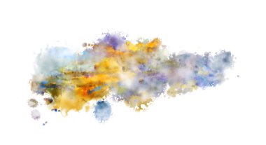 Taranmış Boyalı Soyut Arkaplan. Fırça darbesi ile boyanmış. Sanatsal canlılık ve renkli duvar kağıdı