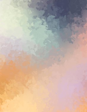 Taranmış Boyalı Soyut Arkaplan. Fırça darbesi ile boyanmış. Sanatsal canlılık ve renkli duvar kağıdı