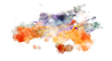 Taranmış Boyalı Soyut Arkaplan. Fırça darbesi ile boyanmış. Sanatsal canlılık ve renkli duvar kağıdı