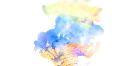 Taranmış Boyalı Soyut Arkaplan. Fırça darbesi ile boyanmış. Sanatsal canlılık ve renkli duvar kağıdı