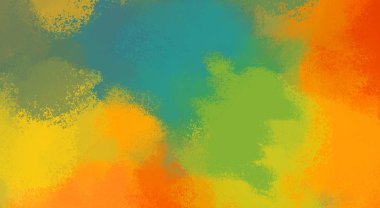 Taranmış Boyalı Soyut Arkaplan. Fırça darbesi ile boyanmış. Sanatsal canlılık ve renkli duvar kağıdı.