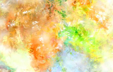 Taranmış Boyalı Soyut Arkaplan. Fırça darbesi ile boyanmış. Sanatsal canlılık ve renkli duvar kağıdı