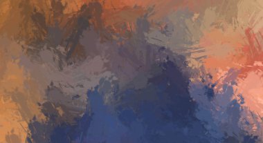 Taranmış Boyalı Soyut Arkaplan. Fırça darbesi ile boyanmış. Sanatsal canlılık ve renkli duvar kağıdı