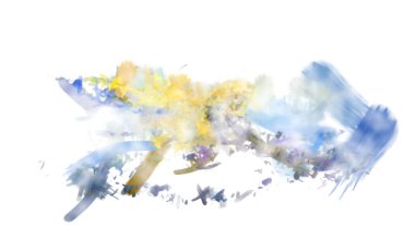 Taranmış Boyalı Soyut Arkaplan. Fırça darbesi ile boyanmış. Sanatsal canlılık ve renkli duvar kağıdı