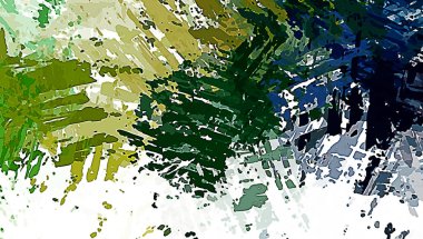 Taranmış Boyalı Soyut Arkaplan. Fırça darbesi ile boyanmış. Sanatsal canlılık ve renkli duvar kağıdı