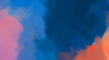 Taranmış Boyalı Soyut Arkaplan. Fırça darbesi ile boyanmış. Sanatsal canlılık ve renkli duvar kağıdı.