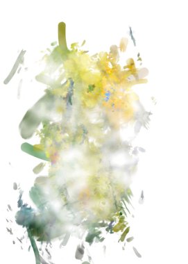 Taranmış Boyalı Soyut Arkaplan. Fırça darbesi ile boyanmış. Sanatsal canlılık ve renkli duvar kağıdı