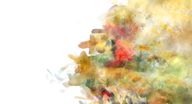 Taranmış Boyalı Soyut Arkaplan. Fırça darbesi ile boyanmış. Sanatsal canlılık ve renkli duvar kağıdı