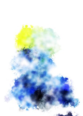 Taranmış Boyalı Soyut Arkaplan. Fırça darbesi ile boyanmış. Sanatsal canlılık ve renkli duvar kağıdı