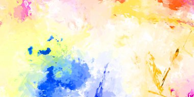 Taranmış Boyalı Soyut Arkaplan. Fırça darbesi ile boyanmış. Sanatsal canlılık ve renkli duvar kağıdı