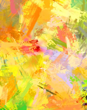 Taranmış Boyalı Soyut Arkaplan. Fırça darbesi ile boyanmış. Sanatsal canlılık ve renkli duvar kağıdı