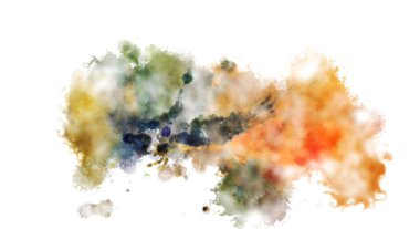 Taranmış Boyalı Soyut Arkaplan. Fırça darbesi ile boyanmış. Sanatsal canlılık ve renkli duvar kağıdı