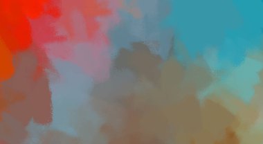 Taranmış Boyalı Soyut Arkaplan. Fırça darbesi ile boyanmış. Sanatsal canlılık ve renkli duvar kağıdı.