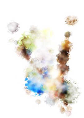 Taranmış Boyalı Soyut Arkaplan. Fırça darbesi ile boyanmış. Sanatsal canlılık ve renkli duvar kağıdı