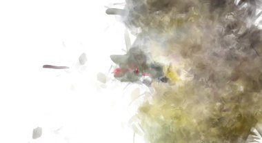 Taranmış Boyalı Soyut Arkaplan. Fırça darbesi ile boyanmış. Sanatsal canlılık ve renkli duvar kağıdı