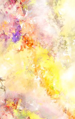 Taranmış Boyalı Soyut Arkaplan. Fırça darbesi ile boyanmış. Sanatsal canlılık ve renkli duvar kağıdı