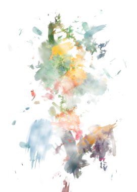 Taranmış Boyalı Soyut Arkaplan. Fırça darbesi ile boyanmış. Sanatsal canlılık ve renkli duvar kağıdı