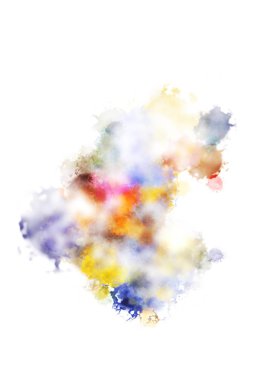 Taranmış Boyalı Soyut Arkaplan. Fırça darbesi ile boyanmış. Sanatsal canlılık ve renkli duvar kağıdı