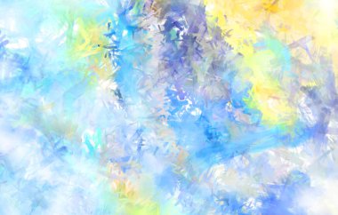 Taranmış Boyalı Soyut Arkaplan. Fırça darbesi ile boyanmış. Sanatsal canlılık ve renkli duvar kağıdı