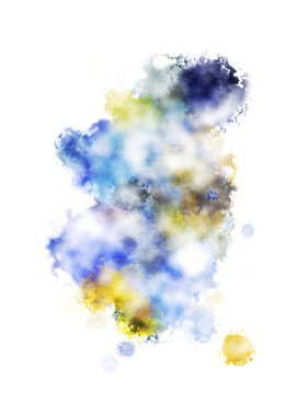 Taranmış Boyalı Soyut Arkaplan. Fırça darbesi ile boyanmış. Sanatsal canlılık ve renkli duvar kağıdı