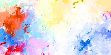 Taranmış Boyalı Soyut Arkaplan. Fırça darbesi ile boyanmış. Sanatsal canlılık ve renkli duvar kağıdı