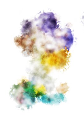 Taranmış Boyalı Soyut Arkaplan. Fırça darbesi ile boyanmış. Sanatsal canlılık ve renkli duvar kağıdı