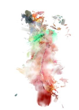 Taranmış Boyalı Soyut Arkaplan. Fırça darbesi ile boyanmış. Sanatsal canlılık ve renkli duvar kağıdı