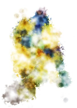 Taranmış Boyalı Soyut Arkaplan. Fırça darbesi ile boyanmış. Sanatsal canlılık ve renkli duvar kağıdı