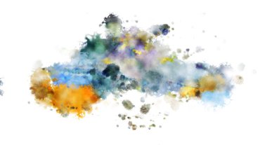 Taranmış Boyalı Soyut Arkaplan. Fırça darbesi ile boyanmış. Sanatsal canlılık ve renkli duvar kağıdı