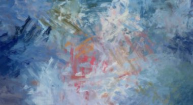 Taranmış Boyalı Soyut Arkaplan. Fırça darbesi ile boyanmış. Sanatsal canlılık ve renkli duvar kağıdı