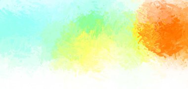 Taranmış Boyalı Soyut Arkaplan. Fırça darbesi ile boyanmış. Sanatsal canlılık ve renkli duvar kağıdı