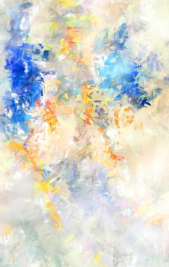 Taranmış Boyalı Soyut Arkaplan. Fırça darbesi ile boyanmış. Sanatsal canlılık ve renkli duvar kağıdı