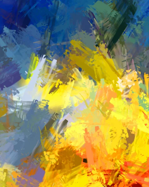 Brushed Painted Abstract Background Brush Stroked Painting Artistic Vibrant Colorful — Stock Photo, Image