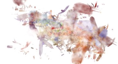 Taranmış Boyalı Soyut Arkaplan. Fırça darbesi ile boyanmış. Sanatsal canlılık ve renkli duvar kağıdı