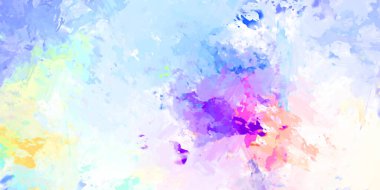 Taranmış Boyalı Soyut Arkaplan. Fırça darbesi ile boyanmış. Sanatsal canlılık ve renkli duvar kağıdı