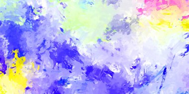 Taranmış Boyalı Soyut Arkaplan. Fırça darbesi ile boyanmış. Sanatsal canlılık ve renkli duvar kağıdı