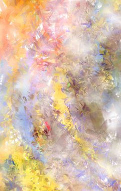 Taranmış Boyalı Soyut Arkaplan. Fırça darbesi ile boyanmış. Sanatsal canlılık ve renkli duvar kağıdı