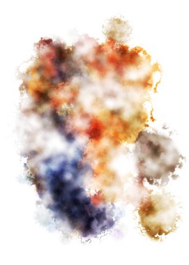 Taranmış Boyalı Soyut Arkaplan. Fırça darbesi ile boyanmış. Sanatsal canlılık ve renkli duvar kağıdı