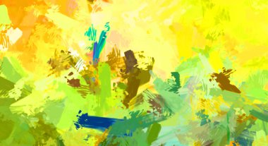 Taranmış Boyalı Soyut Arkaplan. Fırça darbesi ile boyanmış. Sanatsal canlılık ve renkli duvar kağıdı