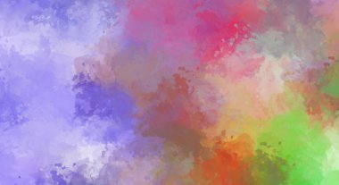 Taranmış Boyalı Soyut Arkaplan. Fırça darbesi ile boyanmış. Sanatsal canlılık ve renkli duvar kağıdı