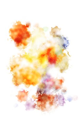 Taranmış Boyalı Soyut Arkaplan. Fırça darbesi ile boyanmış. Sanatsal canlılık ve renkli duvar kağıdı