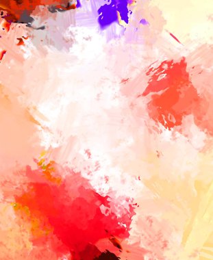 Taranmış Boyalı Soyut Arkaplan. Fırça darbesi ile boyanmış. Sanatsal canlılık ve renkli duvar kağıdı