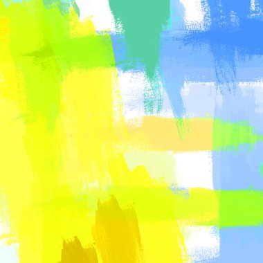 Taranmış Boyalı Soyut Arkaplan. Fırça darbesi ile boyanmış. Sanatsal canlılık ve renkli duvar kağıdı